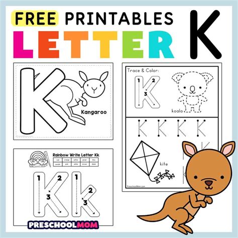 Letter K Preschool Printables .